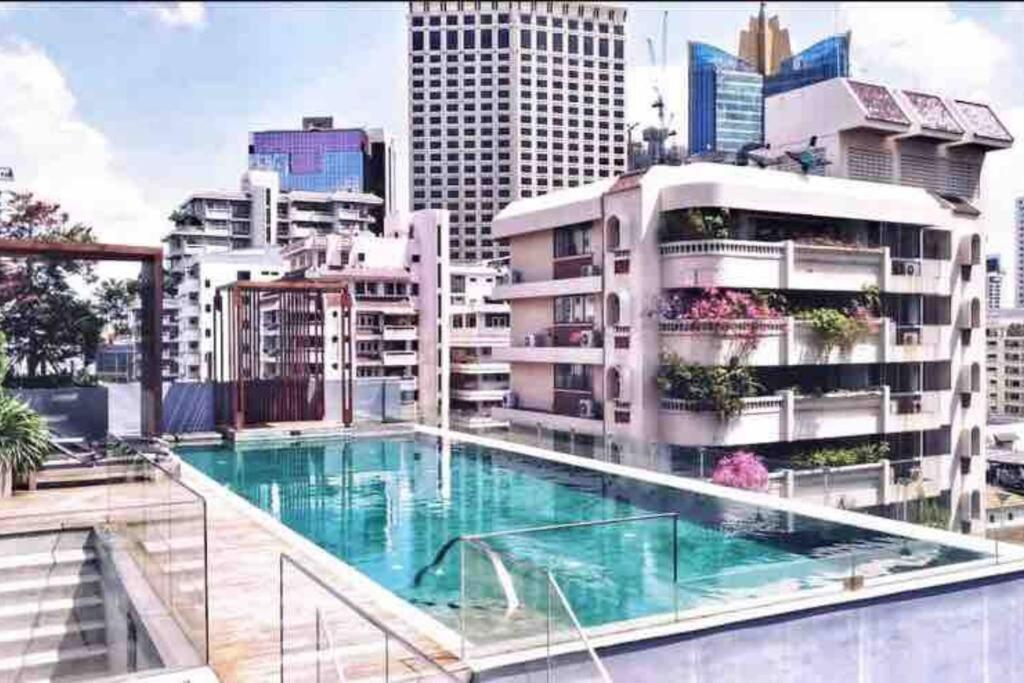 בנגקוק Stylish 1 Bedroom, Nice Pool,Bts Asok, Sukhumvit מראה חיצוני תמונה