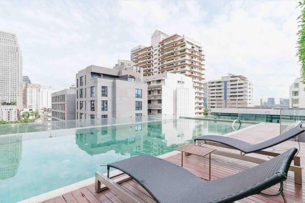 בנגקוק Stylish 1 Bedroom, Nice Pool,Bts Asok, Sukhumvit מראה חיצוני תמונה