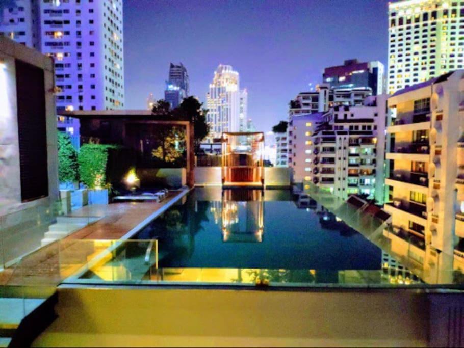 בנגקוק Stylish 1 Bedroom, Nice Pool,Bts Asok, Sukhumvit מראה חיצוני תמונה